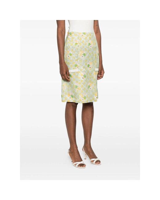 Fendi Yellow Skirts
