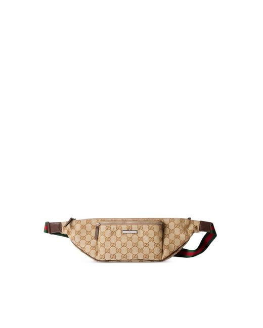 Gucci Natural Flatpack Large Belt Bag for men