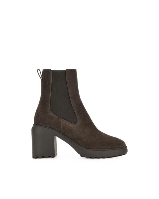 Hogan Brown H724 Boots