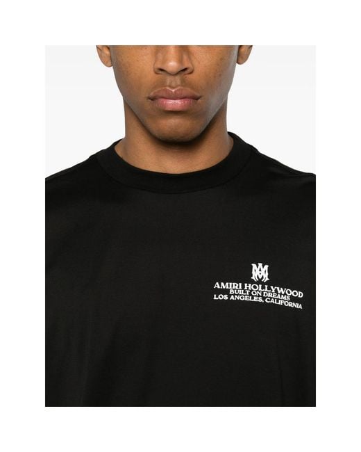 Amiri Black T-Shirts & Vests for men