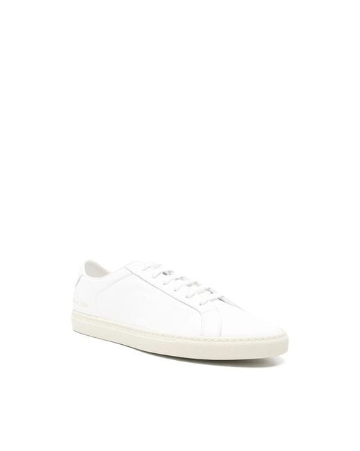Common Projects White Achilles Lace-Up Sneakers for men