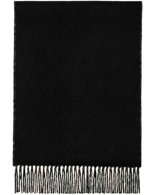 Burberry Black Nova-Check Cashmere Scarf
