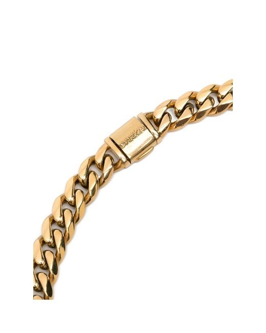 DARKAI Metallic Curb-Link Necklace for men