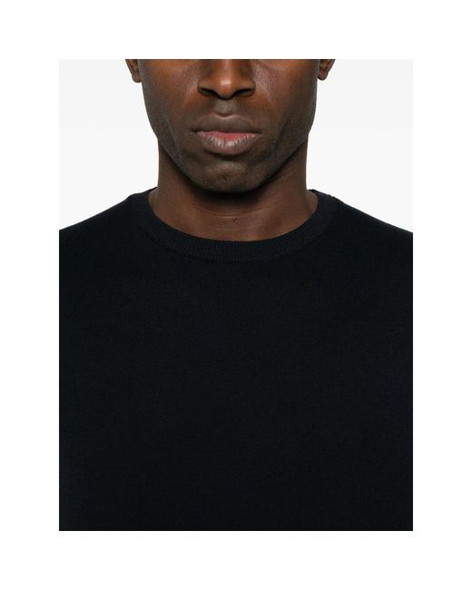 Eraldo Black Knitted T-Shirt for men