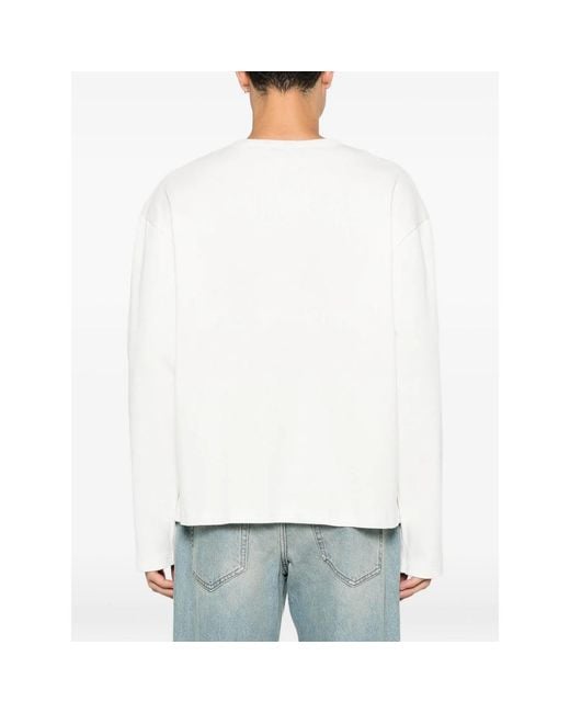 Carne Bollente White Together Again Long-Sleeve T-Shirt for men