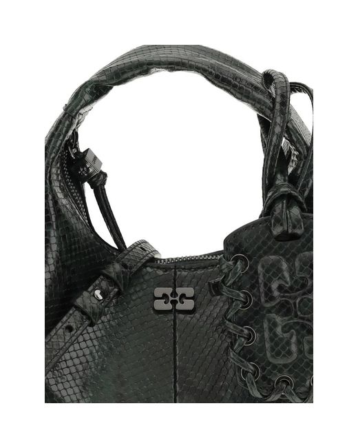 Ganni Black Shoulder Bags