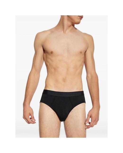 Moschino Black Briefs Modal for men
