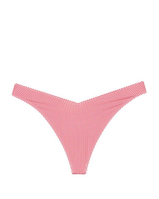 Frankie's Bikinis Pink Enzo V-Silhouette Bikini Bottom