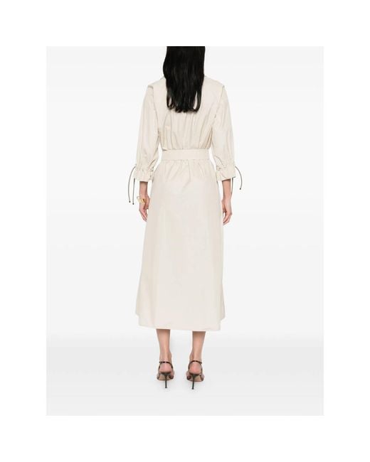 Max Mara Natural Neutrals Dresses