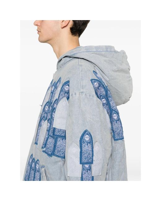 Who Decides War Blue Fly Away Work Jacket for men