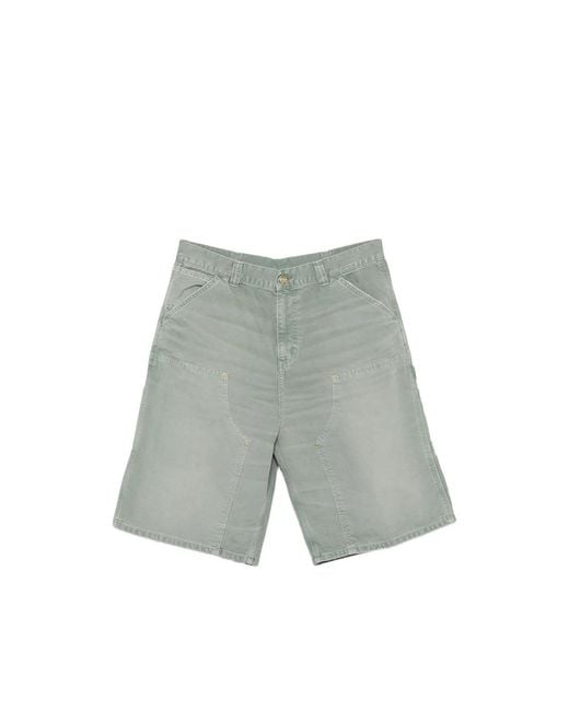 Carhartt Gray Double-Knee Shorts for men