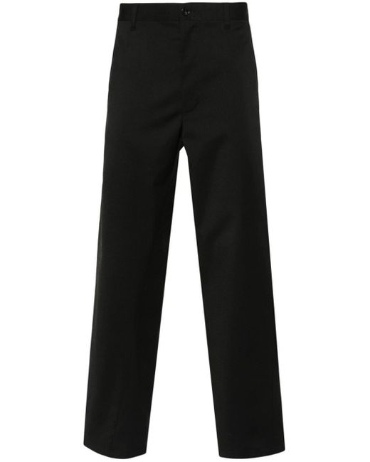 sunflower Black Loose-Fit Trousers for men