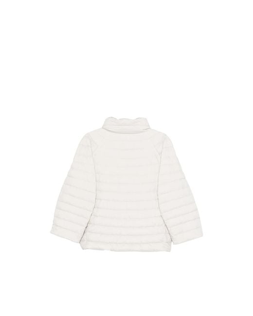 Moorer White Reversible Puffer Jacket