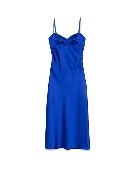 Anna October Blue Waterlily Dress