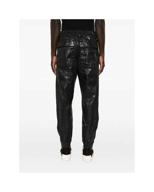 Rick Owens Black Moto Zip-Fastening Trousers for men