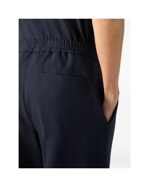 Zegna Blue Wool Pants for men