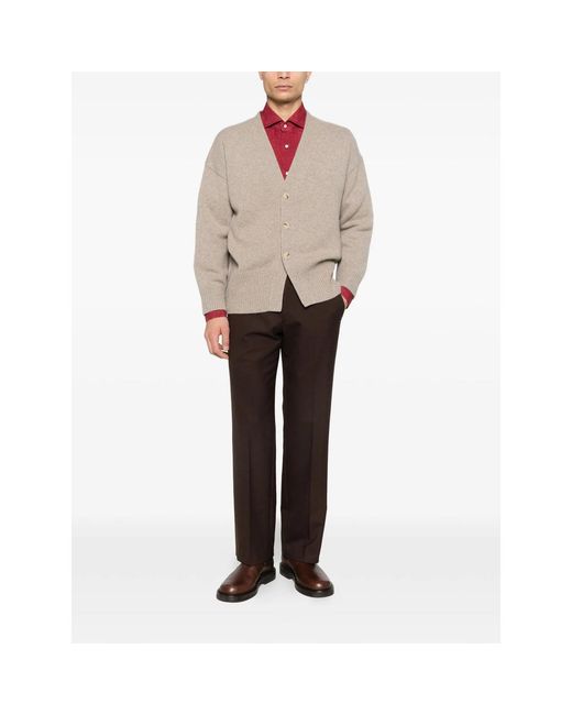 Isaia Red Buttoned Shirt for men