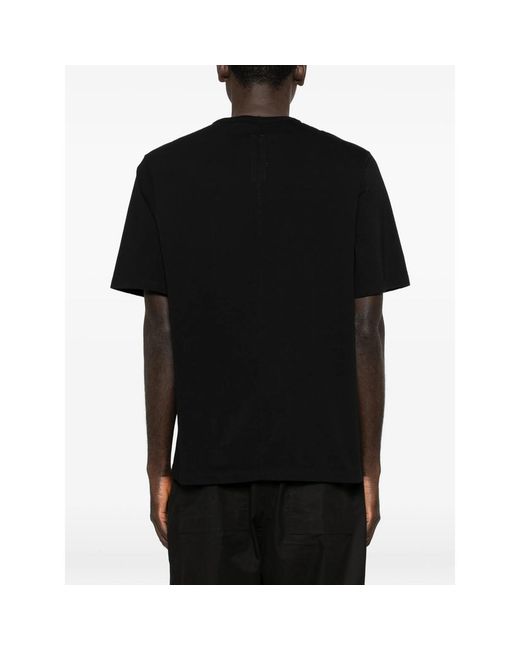 Rick Owens Black Temple T-Shirt for men