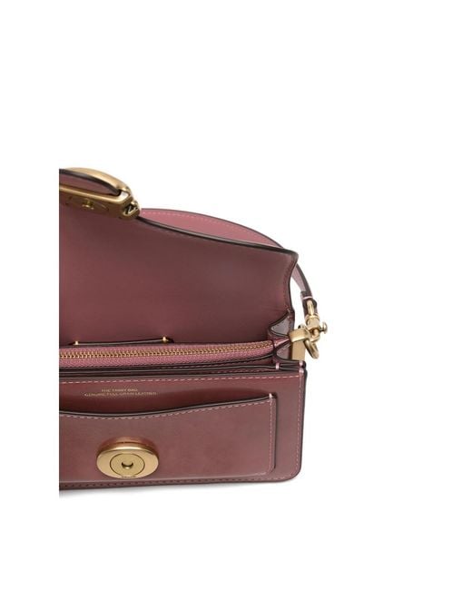 COACH Purple 20 Tabby Shoulder Bag