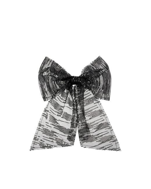 Maison Michel Gray Hair Accessories