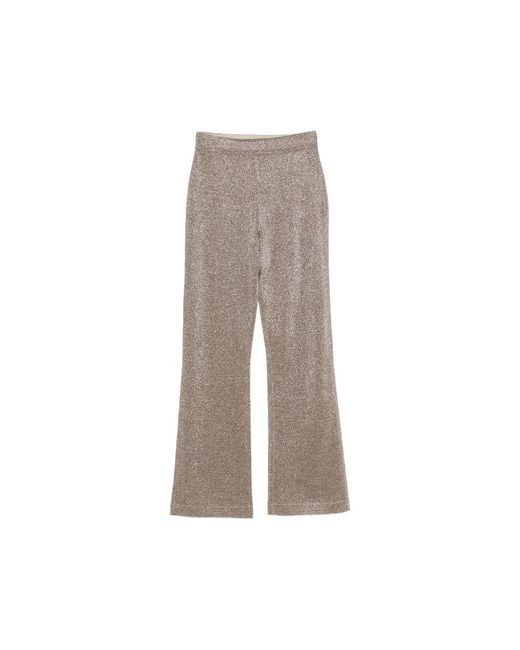 Missoni Gray Metallic-Effect Trousers