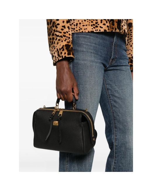 Dolce & Gabbana Black Dolce & Gabbana Tote Bags