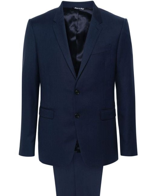 Reveres 1949 Blue Wool Single-Breasted Suit for men