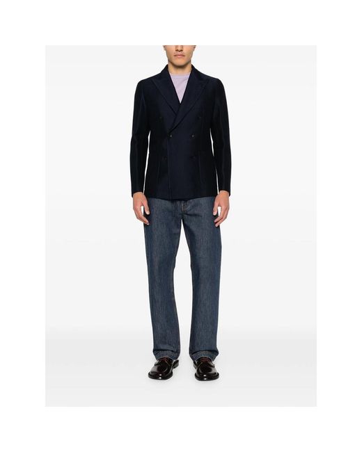 Tagliatore Jackets Blue for men
