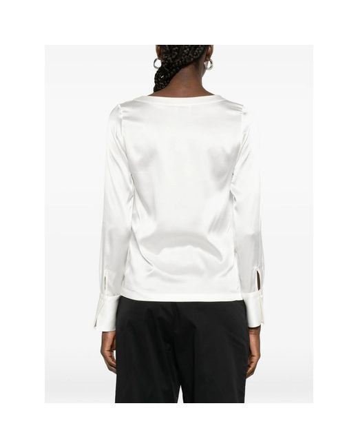 Mazzarelli White Angie Blouse