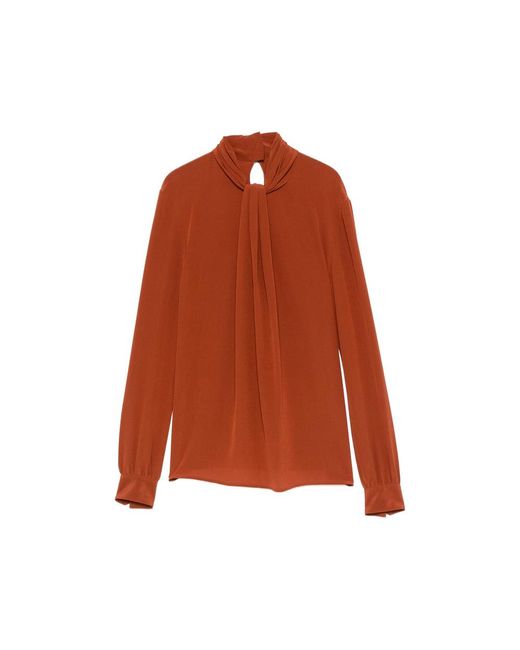Saint Laurent Brown Tops