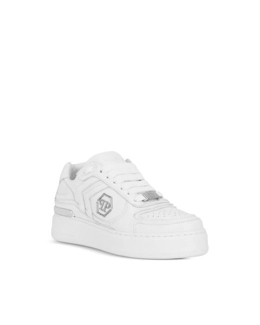 Philipp Plein White Pit-Stop Sneakers for men