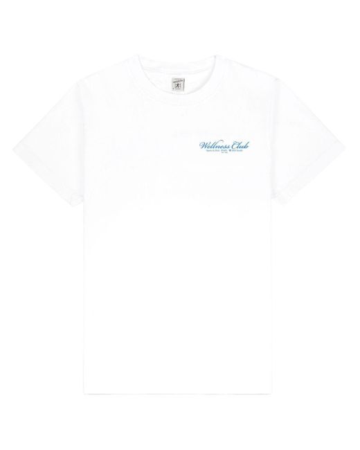 Sporty & Rich White 1800 Health Cotton T-shirt