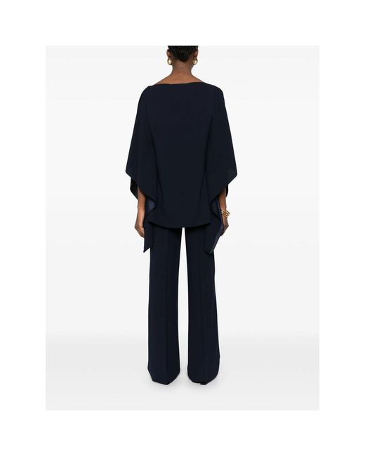 Gianluca Capannolo Blue Short-Sleeve Blouse