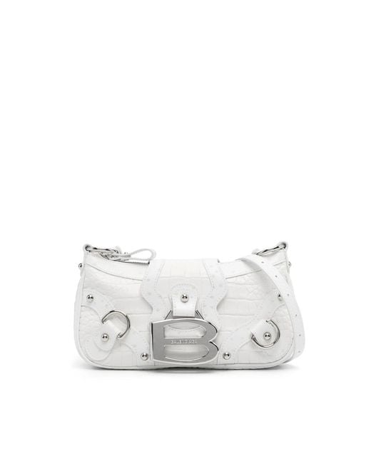 Balenciaga White Shoulder Bags