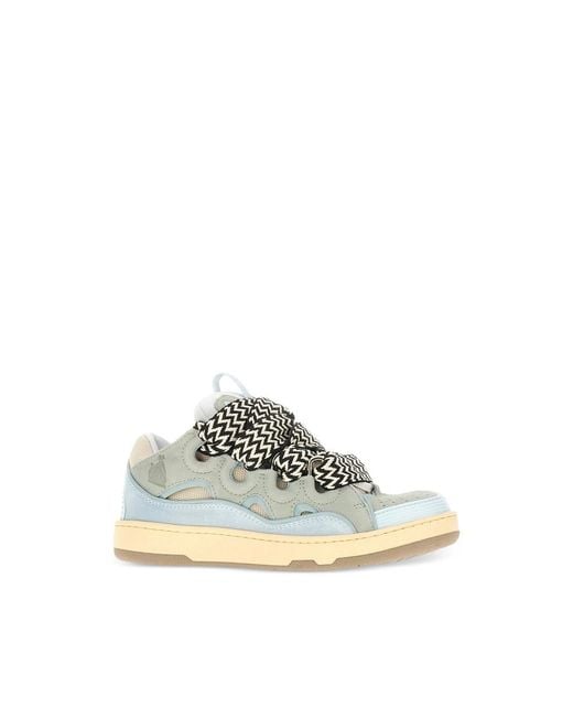 Lanvin Multicolor Lace-Up Sneakers for men