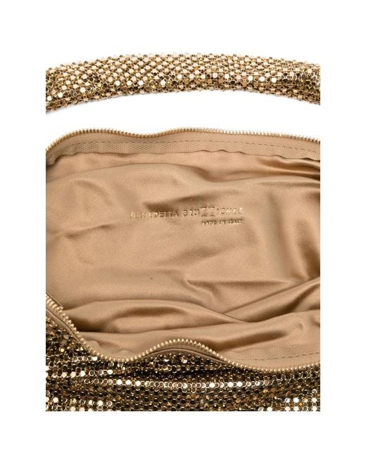 Benedetta Bruzziches Metallic Ursula Shoulder Bag