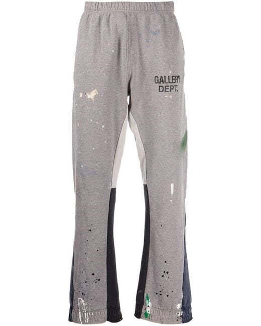GALLERY DEPT. Cotton Panelled Flared Track Pants in Grey (Grey) for Men ...