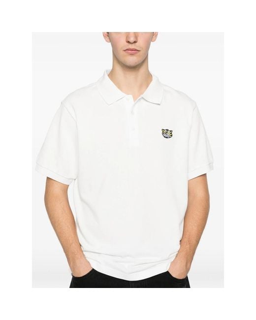 KENZO White Polo Shirts for men