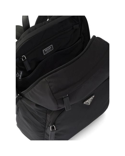 Prada Black Backpacks for men