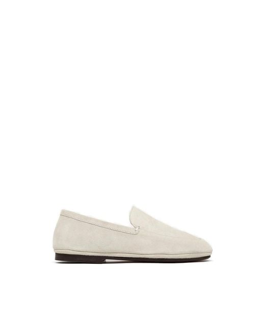 Lemaire White Loafers