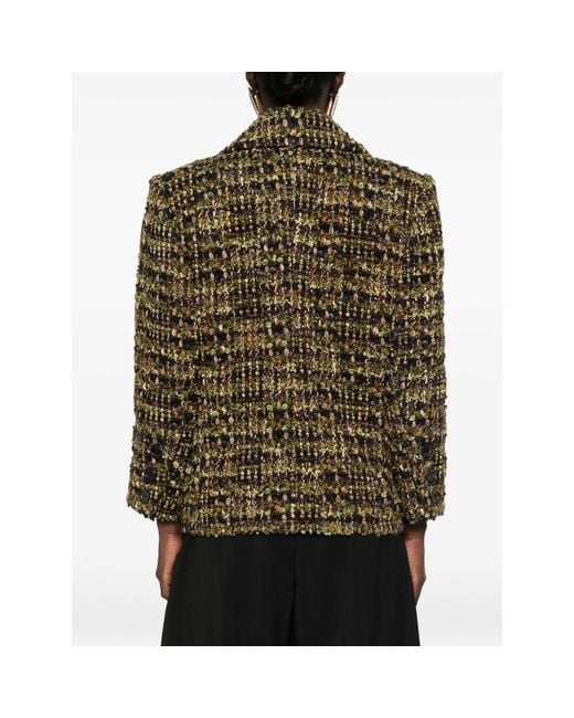 Saint Laurent Green Single-Breasted Jacket