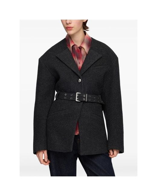 Ganni Black Jackets