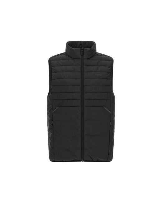 Boss Black Urbanex Water-Repellent Gilet With Decorative Reflective Accents for men