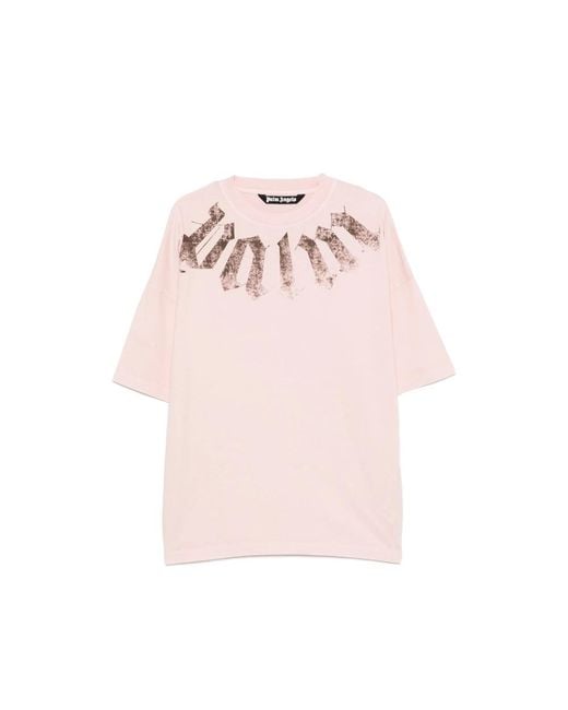 Palm Angels Pink T-Shirts & Vests for men