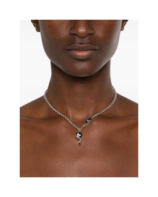 Vivienne Westwood Metallic Whistle-Pendant Necklace