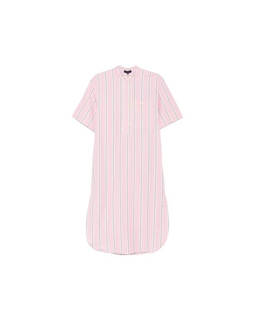 Soeur Pink Ilya Striped Shirt Dress