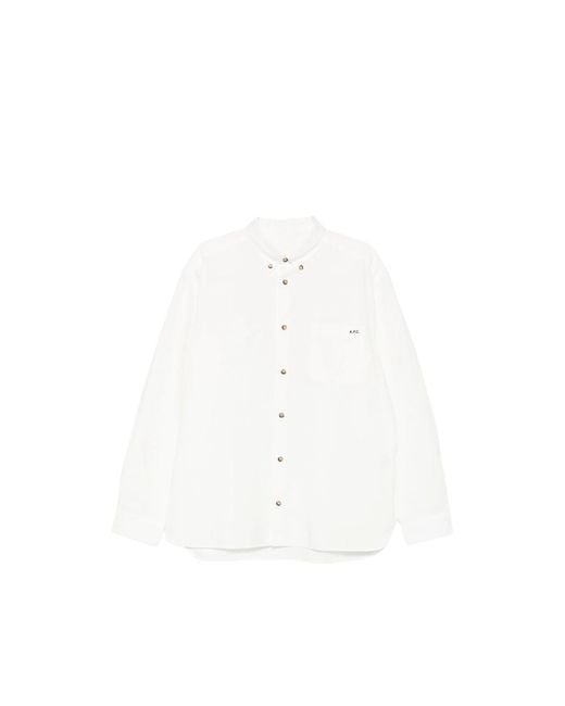 A.P.C. White Shirts for men