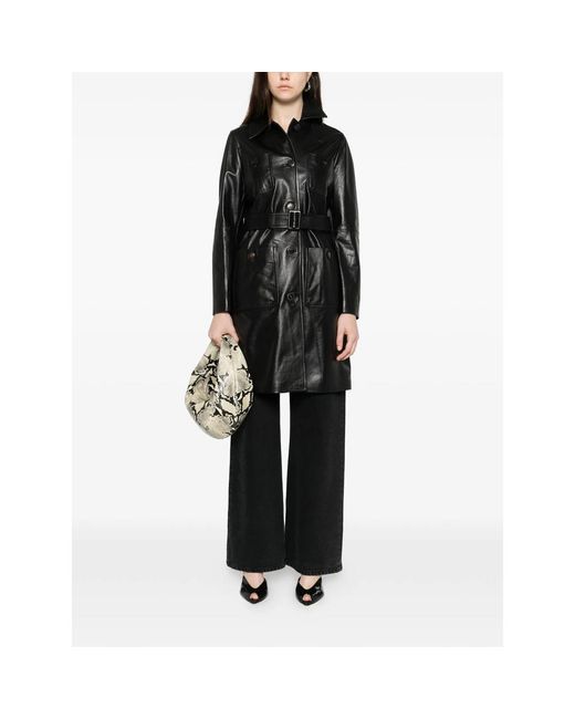 Max Mara Black Belted Coat