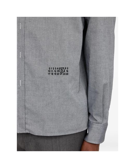MM6 by Maison Margiela Gray Zip-Up Cotton Jacket for men