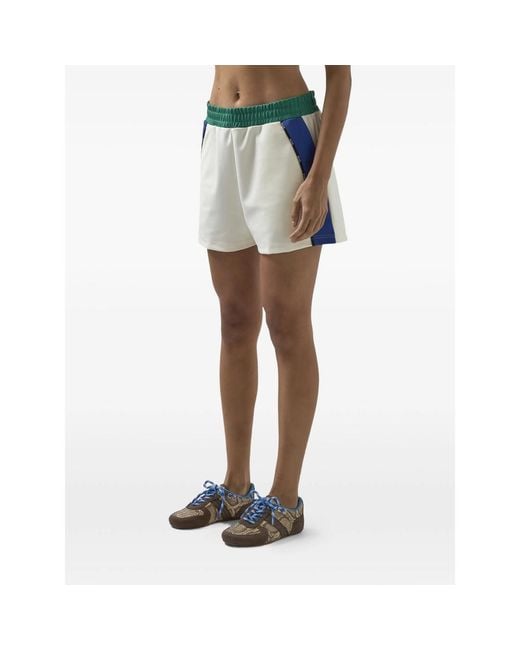 Gcds Blue Mini Shorts